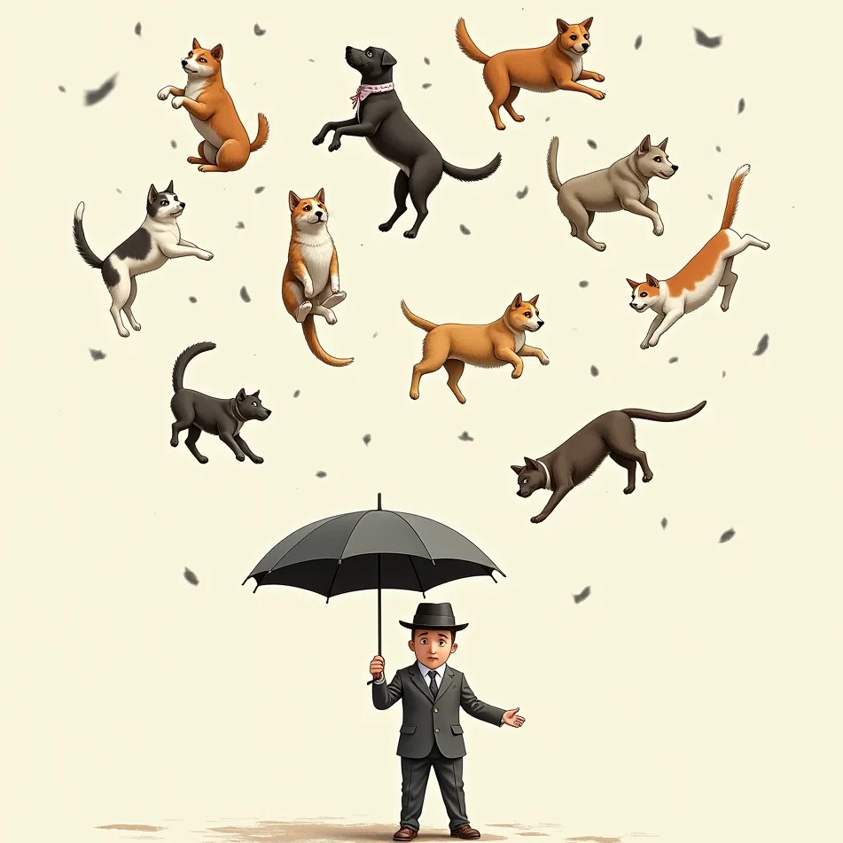 RAINING CATS AND DOGS
